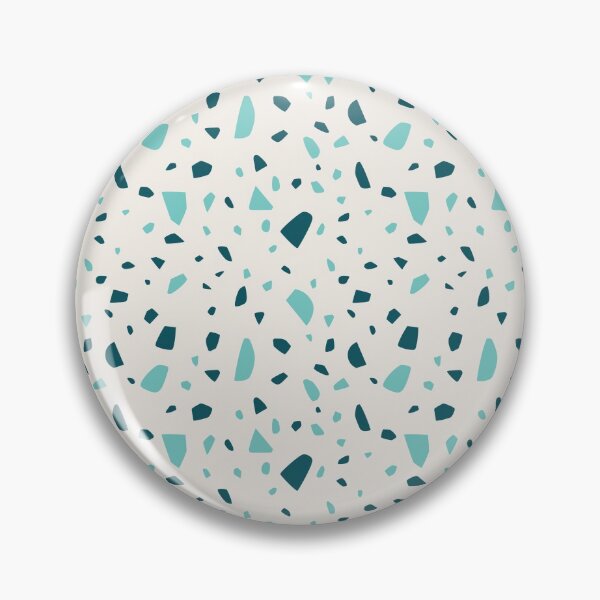 Item preview, White and Blue Terrazzo Pattern designed and sold by thesnowwhyte.