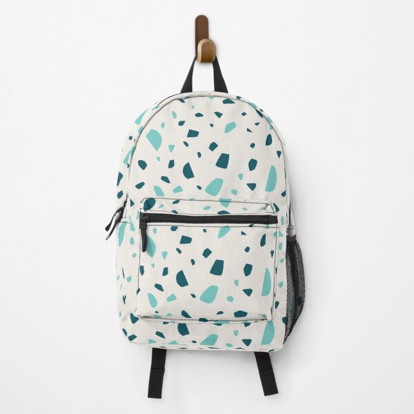 Item preview, White and Blue Terrazzo Pattern designed and sold by thesnowwhyte.