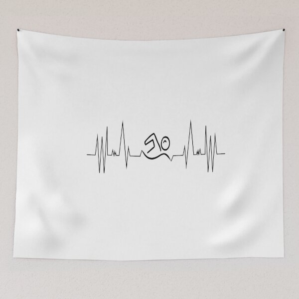 Item preview, swimming heartline designed and sold by PRINTED ..