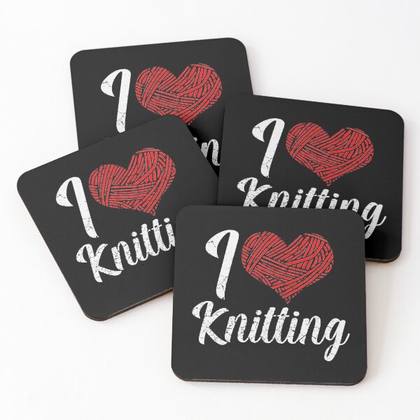 Item preview, I love knitting designed and sold by Mila1946.