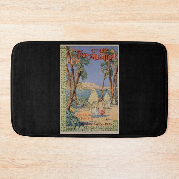 Item preview, retro classic PLM Tunisie Algerie poster designed and sold by CorasPosters.