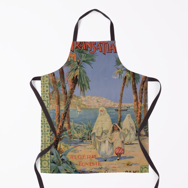 Item preview, retro classic PLM Tunisie Algerie poster designed and sold by CorasPosters.