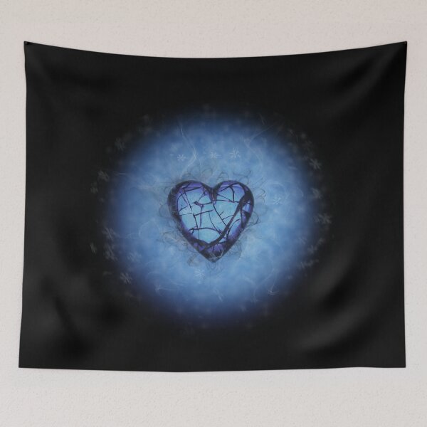 Item preview, coldness of heart, cold storm of broken blue heart  designed and sold by MimmyG.