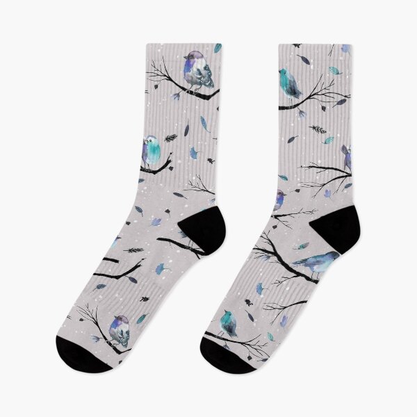 Item preview, Cute Watercolor Blue Birds - Robin Bird, Goldfinch designed and sold by ninoladesign.