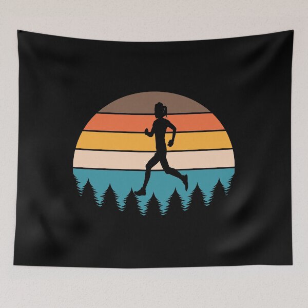 Item preview, Run Free - Woman Runner - Forest designed and sold by HeatherPore.