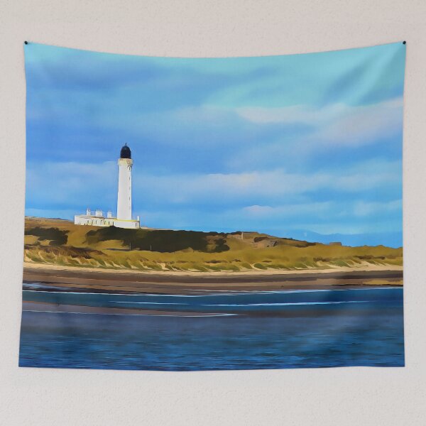 Item preview, Covesea Skerries Lighthouse (painting) designed and sold by cmphotographs.