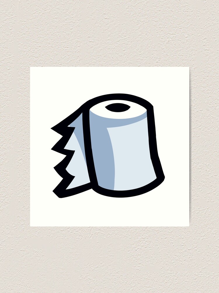 "Among Us Toilet Paper" Art Print for Sale by danlwrnceart Redbubble