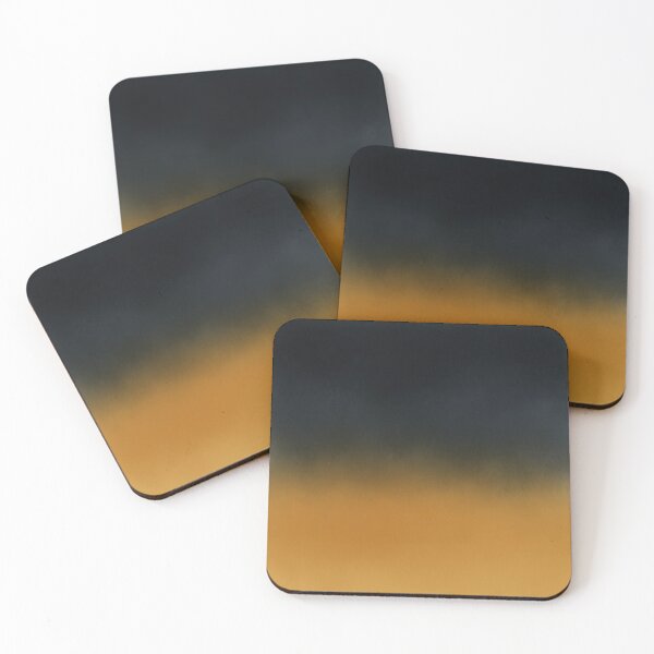 Item preview, Navy Blue and Mustard Yellow Watercolor Gradient designed and sold by thesnowwhyte.