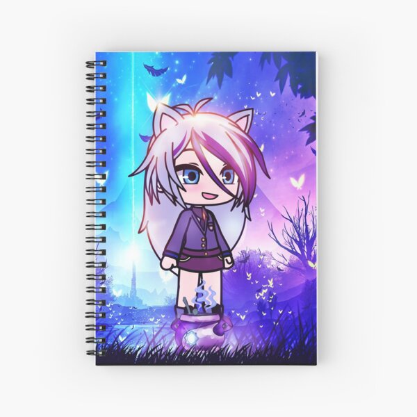 Cute Anime Girl - Gacha Edit | Spiral Notebook