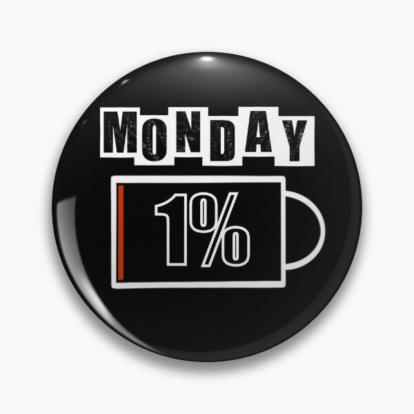 Item preview, Monday Battery - Black designed and sold by BusyMonkeys.