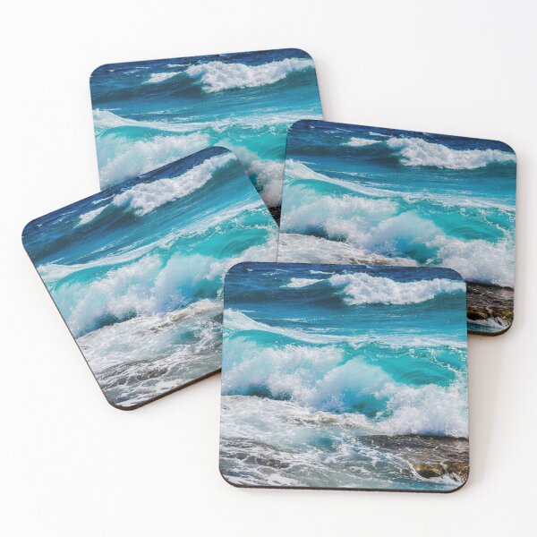 Item preview, Blue Ocean Waves designed and sold by GoodVibeDesign.