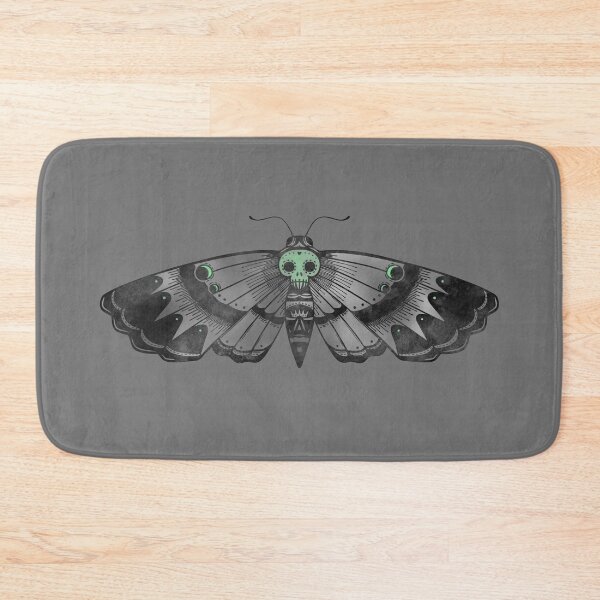 Item preview, Dark skull moth designed and sold by Sarah-Wilde.