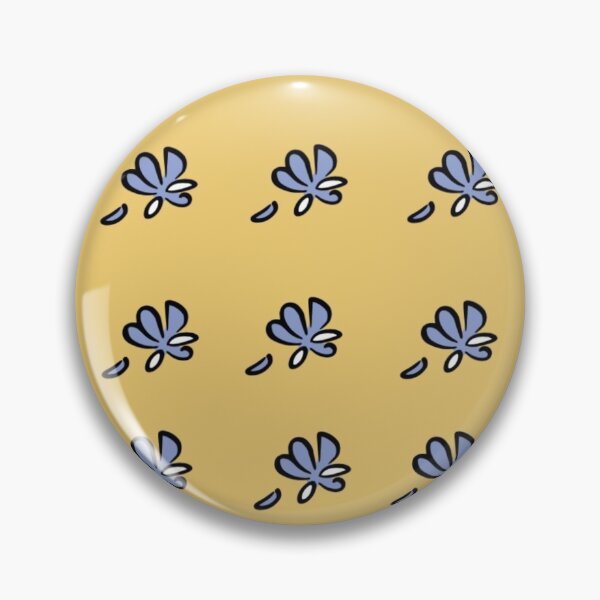 Item preview, Blue Simple Aesthetic And Minimalistic Flower Pattern designed and sold by Soul-on-groove.
