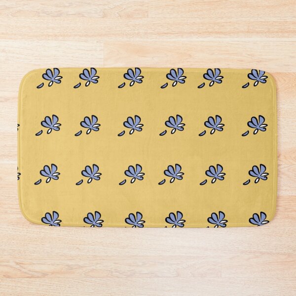 Item preview, Blue Simple Aesthetic And Minimalistic Flower Pattern designed and sold by Soul-on-groove.
