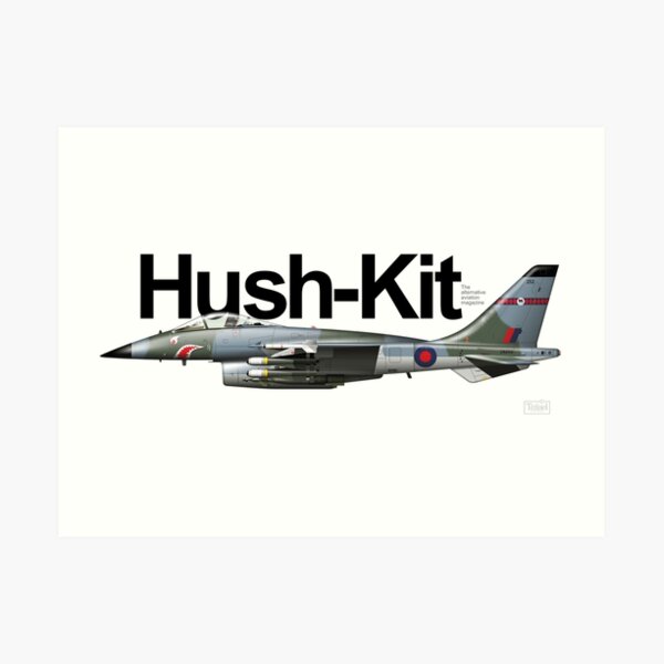 Ultra agile supersonic Harrier replacement P1214 Art Print