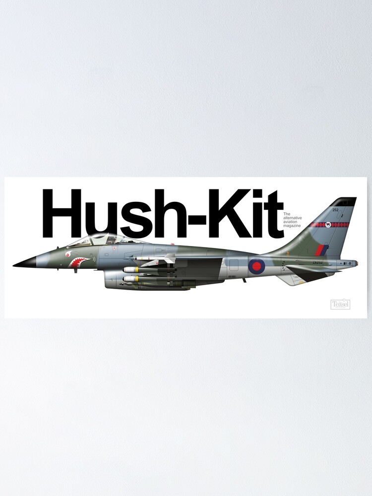 Ultra Agile Supersonic Harrier Replacement P1214 Poster By Hushkit Redbubble