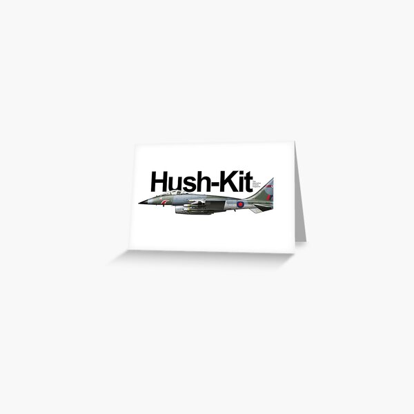 Ultra agile supersonic Harrier replacement P1214 Greeting Card