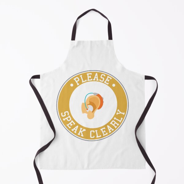 Item preview, Hearing impaired please speak clearly logo designed and sold by Morcawork.