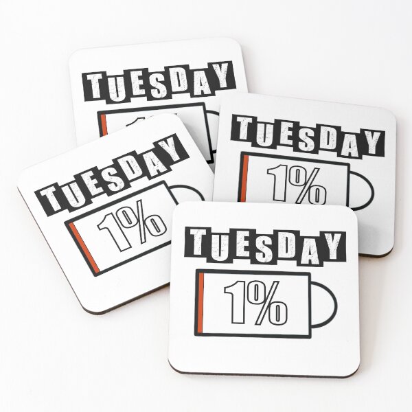 Item preview, Tuesday Battery - White designed and sold by BusyMonkeys.