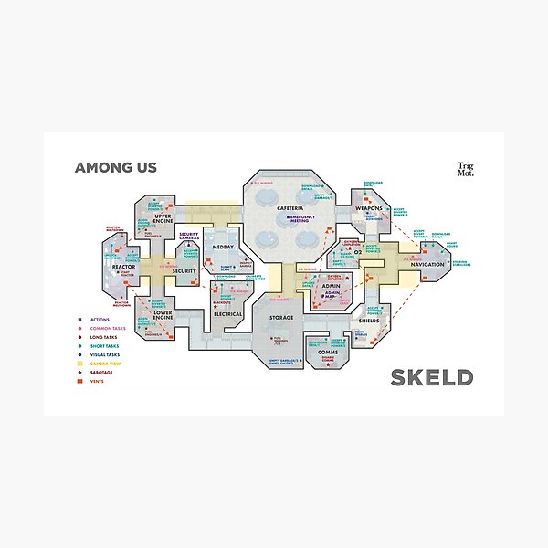 Among Us Skeld Map Printable | Images and Photos finder