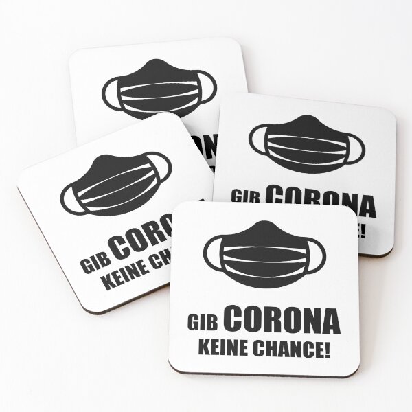Item preview, Don't give Corona a chance! (Coronavirus / COVID-19 / Black) designed and sold by Roderix.