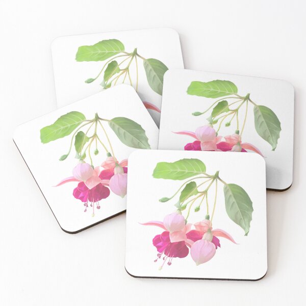 Item preview, Beautiful and tender pink fuchsia flowers   designed and sold by AsyaTury.