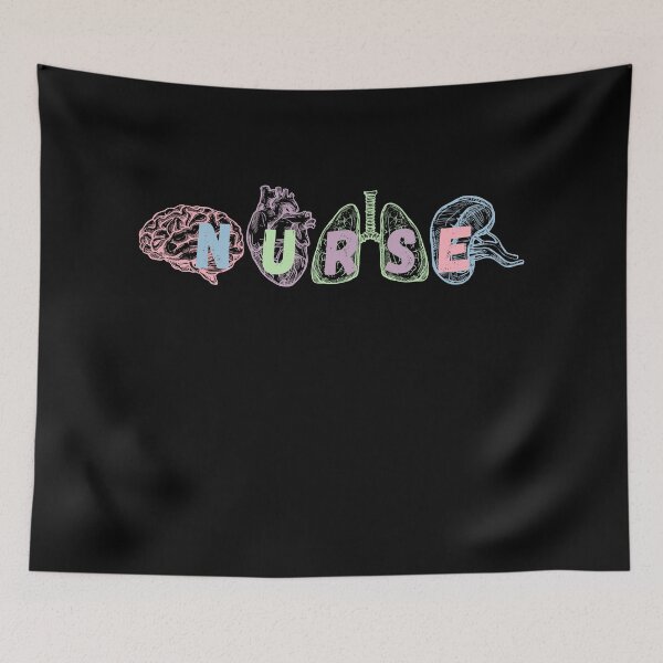 Item preview, Nurse letters inside anatomical organs designed and sold by Breanna Frettoloso.