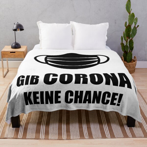 Item preview, Don't give Corona a chance! (Coronavirus / COVID-19 / Black) designed and sold by Roderix.