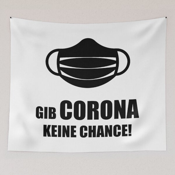 Item preview, Don't give Corona a chance! (Coronavirus / COVID-19 / Black) designed and sold by Roderix.