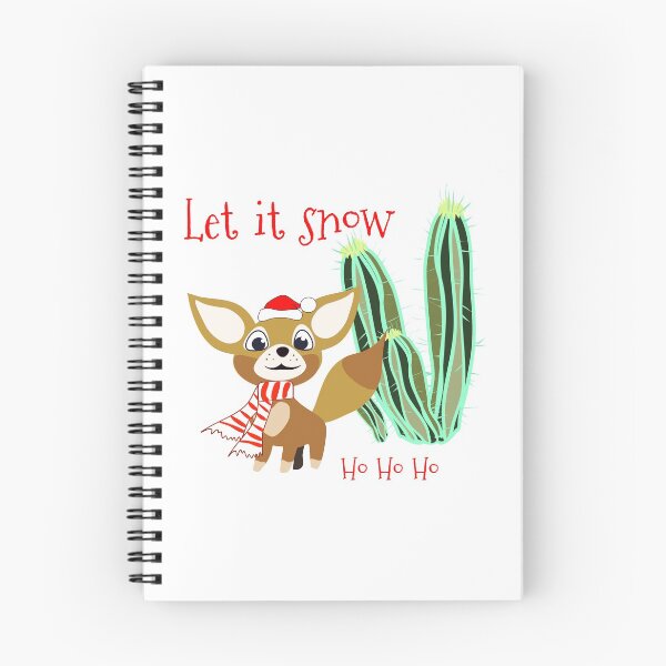 Item preview, Fennec fox Christmas designed and sold by orangerinka.