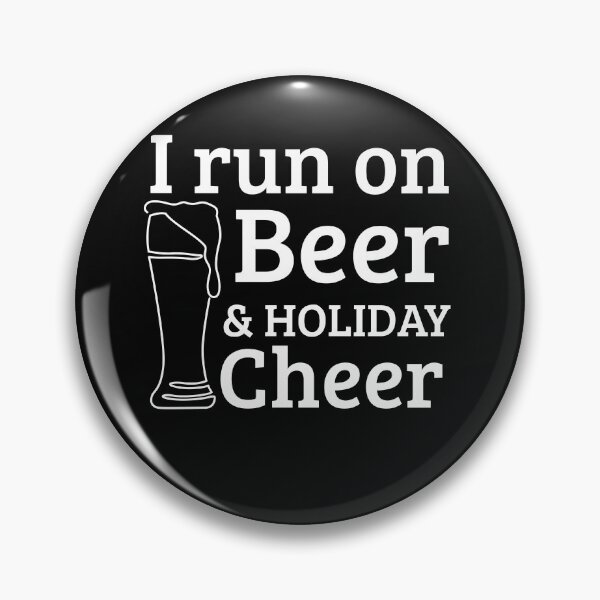 Item preview, I run on beer and holiday cheer, Funny christmas gift designed and sold by KOOL Studio.