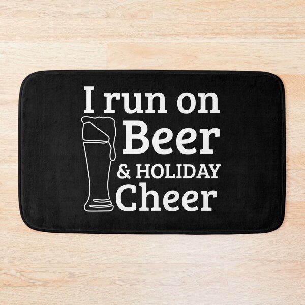 Item preview, I run on beer and holiday cheer, Funny christmas gift designed and sold by KOOL Studio.