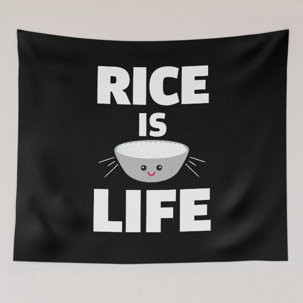 Item preview, Cute Rice Is Life Asian Vegan Food  Rice Lover gift designed and sold by Flo991990.