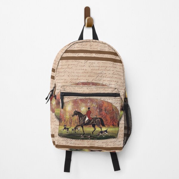 Item preview, Autumn foxhunter and hound dogs designed and sold by AnnaB264.