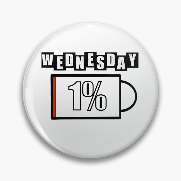 Item preview, Wednesday Battery - White designed and sold by BusyMonkeys.