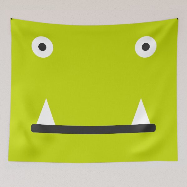 Item preview, Cara de monstruo lindo con ojos y dientes designed and sold by MangoFun.