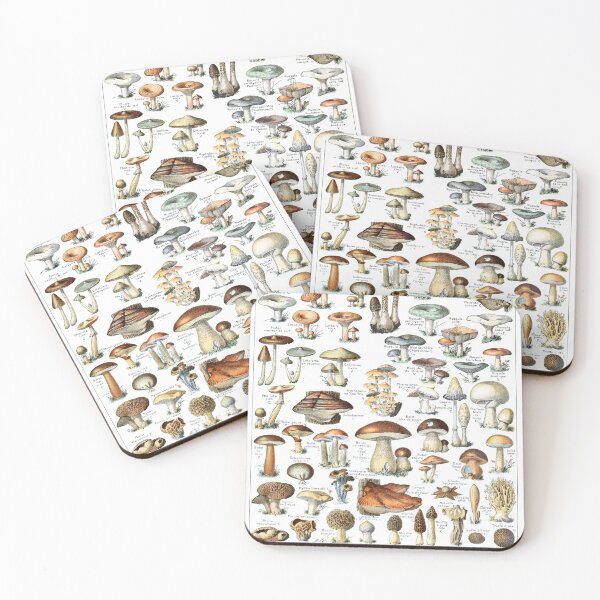 Item preview, Adolphe Millot Vintage Mushrooms designed and sold by koovoxdogs.