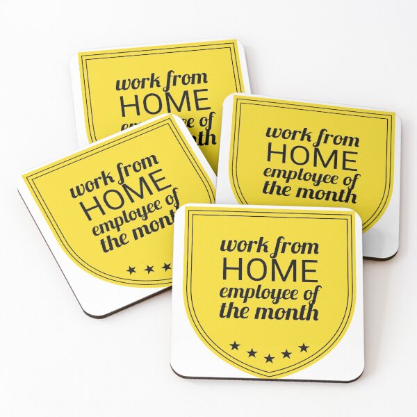 Item preview, Work From Home Employee of The Month designed and sold by Letters-Art.