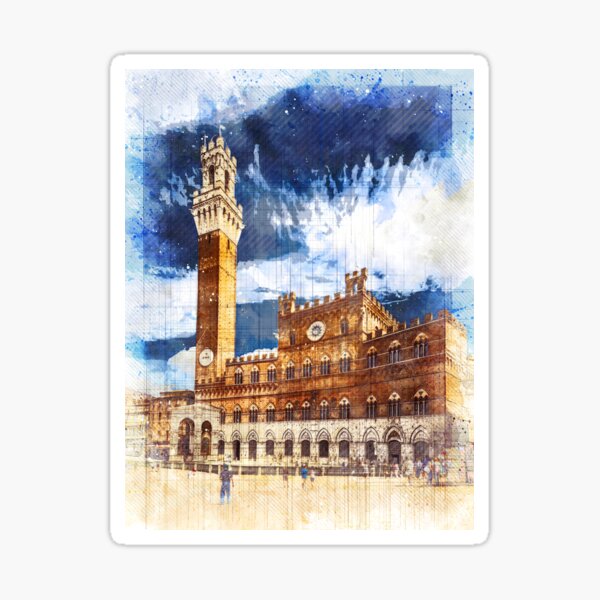 Item preview, Palazzo Pubblico in Siena. Tuscany, Italy. designed and sold by Newlander90.