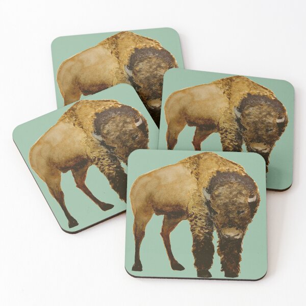 Item preview, Watercolor Bison designed and sold by AlexArtwork.