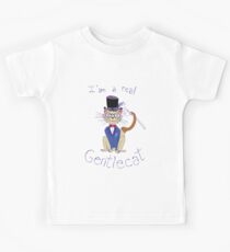 CAT LOVERS GEEK GENTLECAT Kids Tee