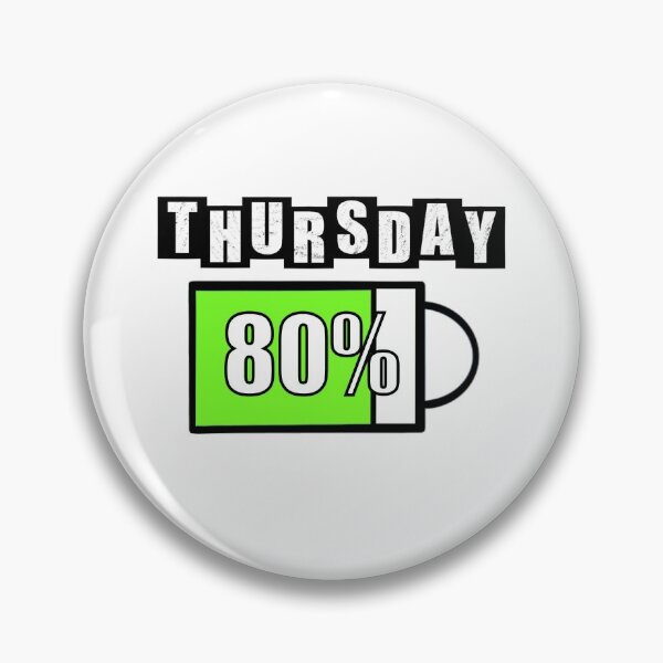 Item preview, Thursday Battery - White designed and sold by BusyMonkeys.
