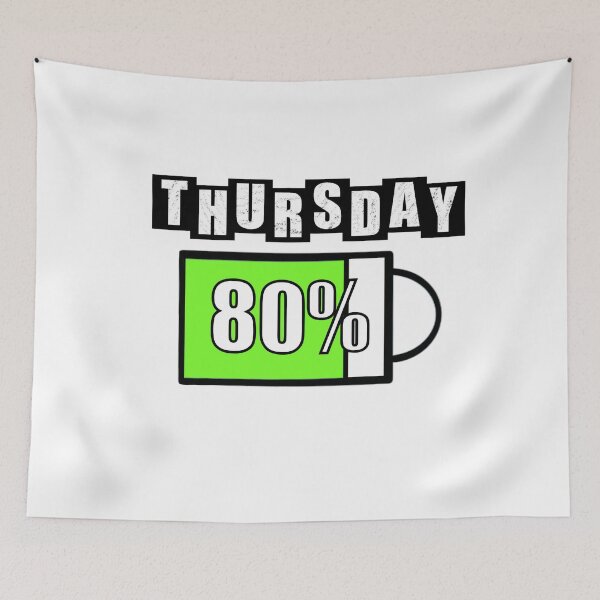 Item preview, Thursday Battery - White designed and sold by BusyMonkeys.