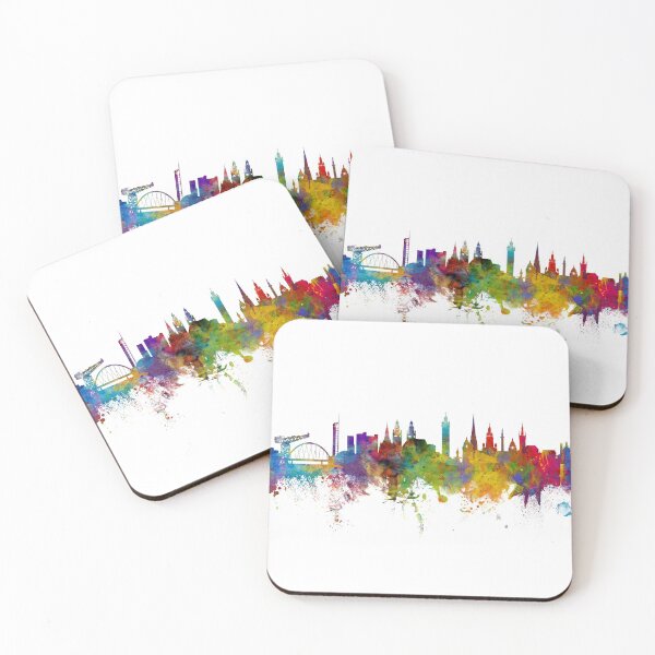 Item preview, Glasgow Scotland Skyline designed and sold by ArtPrints.
