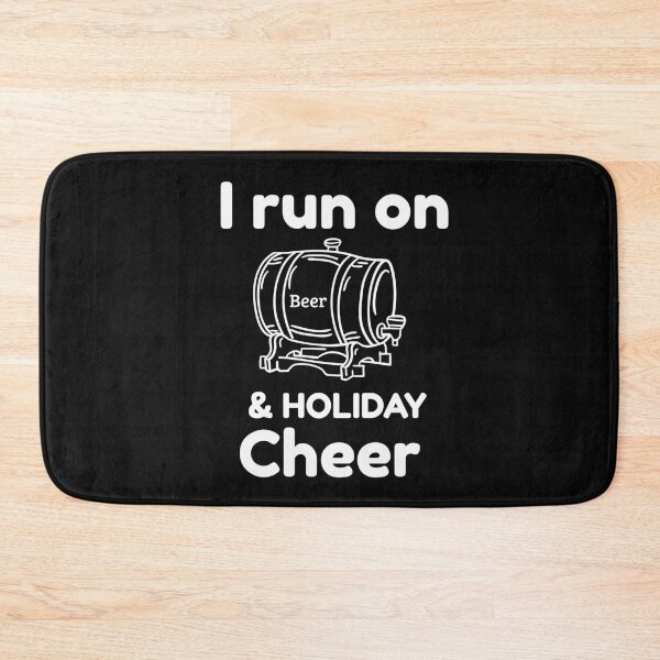 Item preview, I run on beer and holiday cheer, Funny christmas gift designed and sold by KOOL Studio.