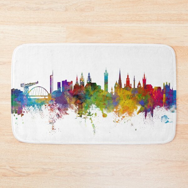 Item preview, Glasgow Scotland Skyline designed and sold by ArtPrints.