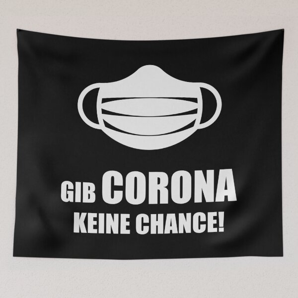 Item preview, Don't give Corona a chance! (Coronavirus / COVID-19 / White) designed and sold by Roderix.