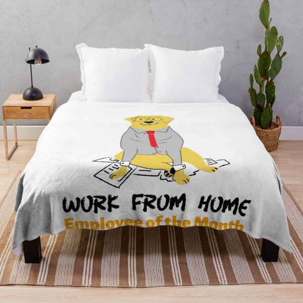 Item preview, Work From Home Employee Of The Month designed and sold by Spicy Chilli.