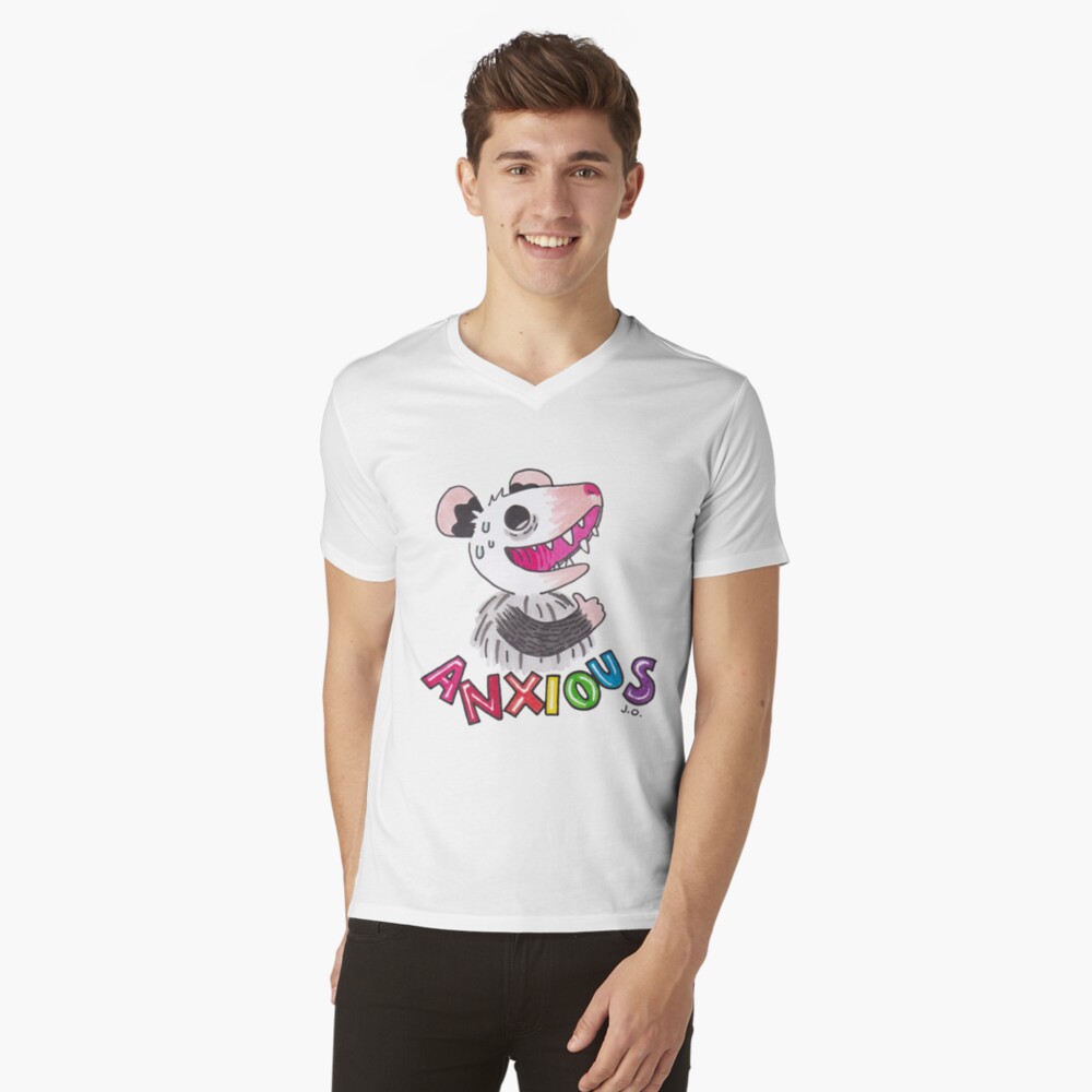 Item preview, V-Neck T-Shirt designed and sold by possum-mood.
