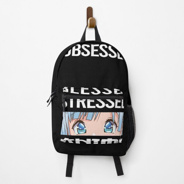Item preview, anime obsessed blessed stressed funny quotes designed and sold by TaranRichmo59.